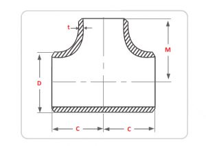 giunzione saldata Tees ,Riducendo & Dritto