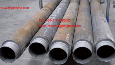 Solid CRA lined pipe and CRA clad pipe