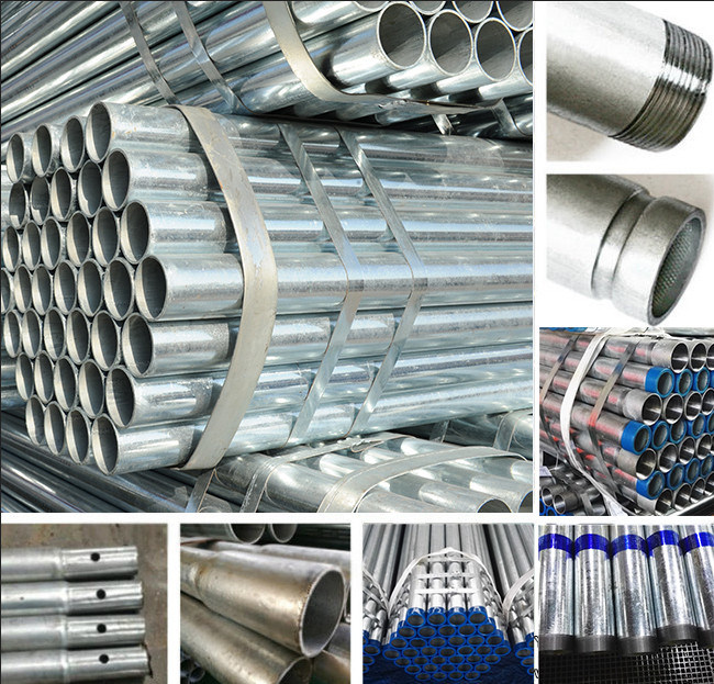 Made in China Youfa Merek Hot mencelupkan Galvanized Steel Pipe