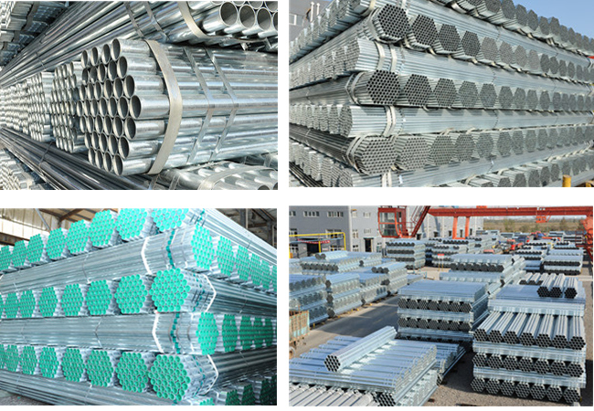 Çin Youfa Marka Sıcak Made in Galvanizli Çelik Boru Dipped
