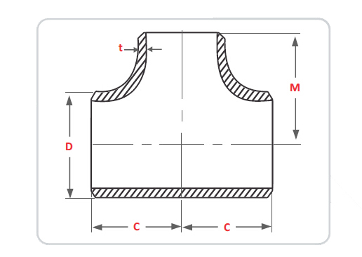 butt welded Tees ,Reducing & Straight 